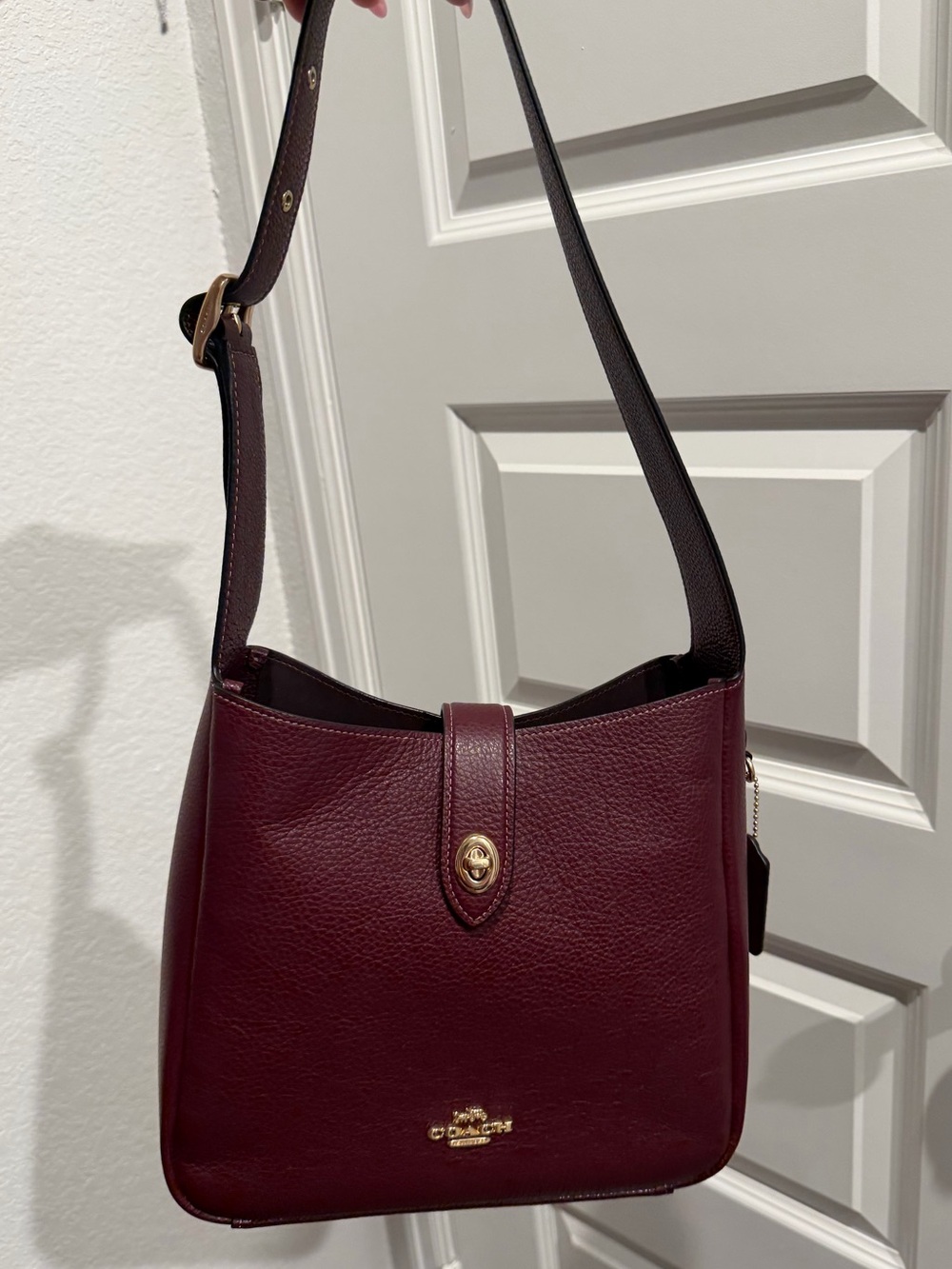Coach Merlot Hadley convertible shoulder bag